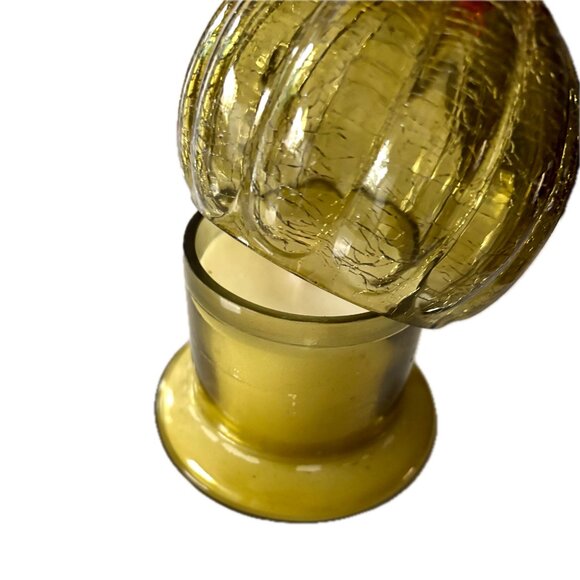 Pumpkin Tobacco Glass Pumpkin Cloche Candle - Picture 4 of 7